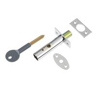 Yale Locks - Verrou de sécurité de porte PM444 finition chrome poli