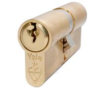 Yale Locks X6 Cylindre de serrure Double profil Certifié Kitemark Laiton poli Visi 35 x 45 x 90 mm (Import Grande Bretagne)