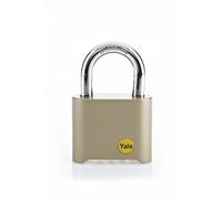 Yale Locks YALY12650 50 Cadenas à combinaison à finition en laiton