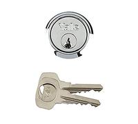 Yale P-X54KP-CH Cylindre de Jante de Rechange, Convient pour Portes de 38 à 57 mm, Haute sécurité, 4 clés fournies, Finition chromée, livré dans Une boîte