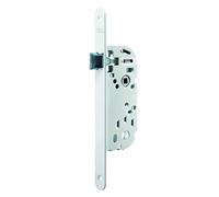 Serrure à encastrer coffre 135 mm bec de cane - axe 40 mm - réversible - bl