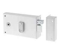 Yale Serrure en applique horizontale YAH37D Fouillot 2 clés Droite Blanc