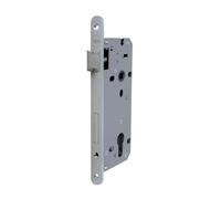 Yale Serrure de Porte en Bois Y52X10400S2 Nickel satiné, Bords Ronds, entrée 40mm