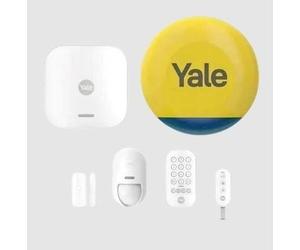 Yale smart alarm starter kit 6 éléments - Unité de contrôle Sirène Clavier Télécommande Détecteur de mouvement Détecteur de fenêtre/porte