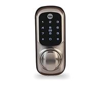 Yale Smart Living Yd-01-Con-Nomod-Sn Sans onnecté Ready Smart Verrou de Porte en Nickel Satiné