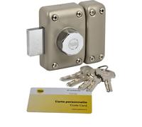 Verrou à bouton YALE - Cylindre 6 goupilles Ø 23 L 40 mm - YV26 - 20191000