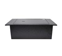 Yale Y-FLS0000 Coffre-fort mural YFS, compact et discret, serrure mécanique haute sécurité à clé, installation encastrée, intérieur doux, 22×40×14 cm avec trous pré-percés