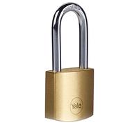 Yale Y110B/20/122/1 - cadenas en laiton corps 20 mm anse longue 3 clés mécanisme à clé sécurité standard intérieur antivol casier vestiaire boîte à outils