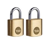 Yale Y110B, Cadenas classique, Cadenas, Cadenas à combinaison, Laiton, Laiton, Acier