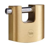 Cadenas rectangulaire YALE laiton - 70 mm - 3 Clés - 24319000