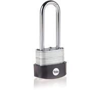 Cadenas acier laminé YALE - 40 mm - Anse large - 3 clés - 24312000