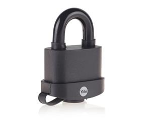 YALE Y220/61 Cadenas à pêne dormant, acier laminé, étanche à l'eau