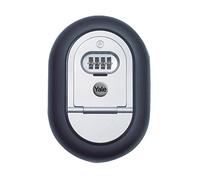 Yale Y500/187/1 Boîte à clés sécurisée Y500, code programmable 4 chiffres, fixation murale avec kit inclus, résistante aux intempéries et aux effractions, finition gris/noir