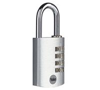 YE YE3CB381311S - Cadenas à chiffres, aluminium, 4 rangées de chiffres, 38 mm