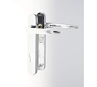 YALE Yes-sbdh-pc Essentials court Backplate Poignée de porte, Chrome