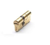 Yale YL63535LTDE Cylindre de sécurité YL6 DS Double Embrayage Levier Long Clé Laitonnée 35 x 35 mm
