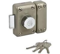 YALE - YV25BT-40 Verrou bouton et cylindre 5 goupilles diametre 23 mm - longueur 40 mm - 4 clés - beige G