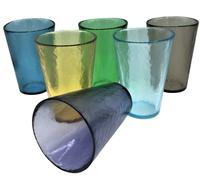 Yalos Lot de 6 verres à liqueur Murano Collection Yalos Happy Drink Happy Fruit Ø 55 x 70 mm Verre de Murano Fabriqué en Italie
