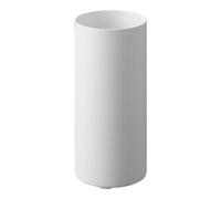 YAMAZAKI 1830 Tower Lint Roller Holder, White, Steel, 6.8 x 6.8 x 15.2 cm