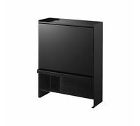 YAMAZAKI 2010 TOWER 3Tiered Seasoning Rack, black, Steel/POM Resin, 38 x 16.3 x 49.2 cm