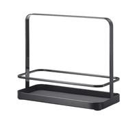 YAMAZAKI 2255 TOWER Support d'assaisonnement, noir, acier, design minimaliste, 21 x 10 x 18 cm (LxPxH)