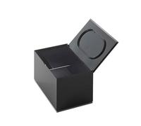Yamazaki 2428 VEIL Organisateur de bain, noir, Résine ABS/Élastomère, minimaliste, 16 x 10 x 9 c m