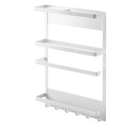 Yamazaki 2744 Tower Magnetic Rack, White, Steel, 24.5 x 6.5 x 34 cm