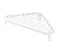 YAMAZAKI 2748 TOWER Support d'angle pour poêle, blanc, Acier, minimaliste, 22 x 22 x 5 c m