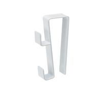 YAMAZAKI 2782 TOWER UnderSink Hook, white, Steel, 1.5 x 3.8 x 7.2 cm