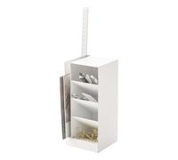 Yamazaki 3319 TOWER Support de stylo, blanc, Acier, minimaliste, 9 x 9 x 20 c m
