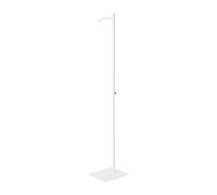 Yamazaki 4514 TOWER Support de lanterne réglable, blanc, Acier/Polypropylène, minimaliste, 26 x 30 x 80～152 c m