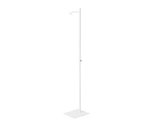 YAMAZAKI 4514 TOWER Support de lanterne réglable, blanc, Acier/Polypropylène, minimaliste, 26 x 30 x 80～152 c m