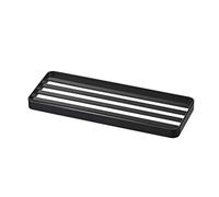 Yamazaki 4806 Tower Plateau sanitaire, Noir, Acier, Minimaliste, 24 x 9 x 1.5 c m