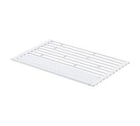 Yamazaki 5057 Tower Foldable Drainer, White, Steel/Silicone, 42 x 26 x 0.8 cm