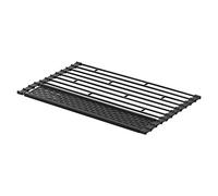 YAMAZAKI 5058 Tower Foldable Drainer, Black, Steel/Silicone, 42 x 26 x 0.8 cm