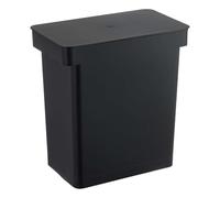 Yamazaki Poubelle Poubellecuisine étanche à l'air séparable 25L noir