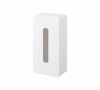 Yamazaki 5587 Tower Film Hook Tissue Case, White, ABS Resin/Polycarbonate/Pet/Polyurethane, 26.2 x 13.2 x 8.3 cm