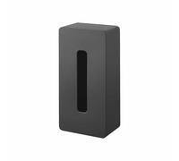 Yamazaki 5588 Tower Film Hook Tissue Case, Black, ABS Resin/Polycarbonate/Pet/Polyurethane, 26.2 x 13.2 x 8.3 cm