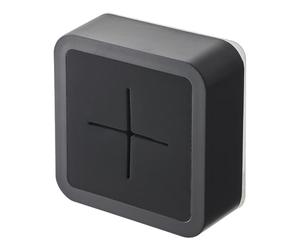 YAMAZAKI 5630 TOWER Film Hook Towel Holder, black, ABS Resin/Silicone FILMHOOK : Polycarbonate/PET/Polyurethane, 5.5 x 2.3 x 5.5 cm