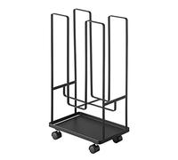 Yamazaki 5761 TOWER Cardboard Organizer, black, Steel, 30 x 20 x 54.5 cm