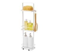 Yamazaki 6634 TOWER 3~Tiered Rack, white, Steel, 18 x 12 x 67 cm