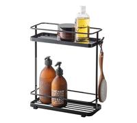 YAMAZAKI 6791 Tower Dispenser Rack, Black, Steel, 28 x 12 x 33.5 cm