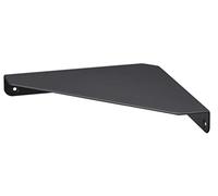 YAMAZAKI 6912 Tower Wall Mounted Corner Shelf, Black, Steel, 22 x 22 x 3.3 cm