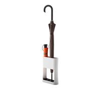 Yamazaki 6979 OVAL Umbrella Stand, white, ABS Resin / Steel, 20.8 x 7.6 x 28 cm