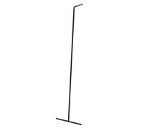 YAMAZAKI 7551 TOWER Leaning Coat Hanger, black, Steel/Wood, 38.5 x 42 x 160 cm