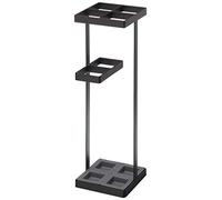 Yamazaki 7640 Tower Porte-Parapluie, Noir, Acier/Polypropylène, Minimaliste, 11 x 11 x 36 c m