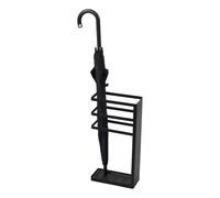 Yamazaki 7933 LAYER Umbrella Stand, black, Steel, 23 x 10.5 x 45 cm