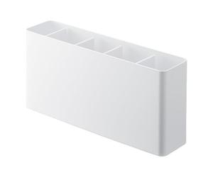 Yamazaki 8146 TOWER Kitchen Tool & Cutting Board Holder, white, Steel/ABS Resin, 30 x 6.8 x 14.3 cm