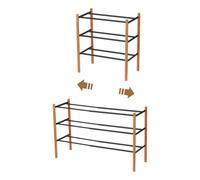 YAMAZAKI Étagère à chaussures extensible unie pour 3 pneus BK