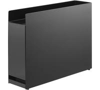 Yamazaki TOWER Étagère à épices, en acier - tiroir coulissant, rangement modulable pour cuisine - 50-93 x 12,5 x 36,7 cm, design japonais, noir